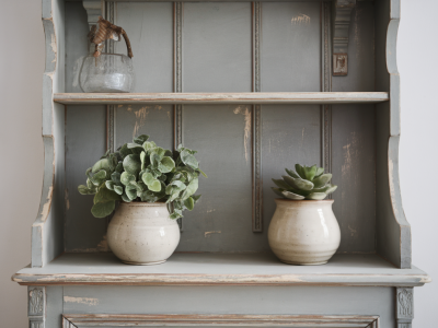 Wie du mit kreidefarbe und wachseffekten ein vintage-regal im skandi-stil gestaltest