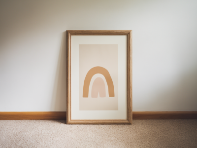 So baust du eine einfache bilderleiste aus ikea-rahmen ohne bohren