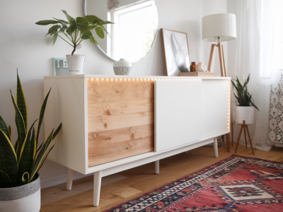 So verwandelst du eine abgenutzte kommode mit kreidefarbe und led‑streifen in ein skandi‑sideboard ohne schleifen