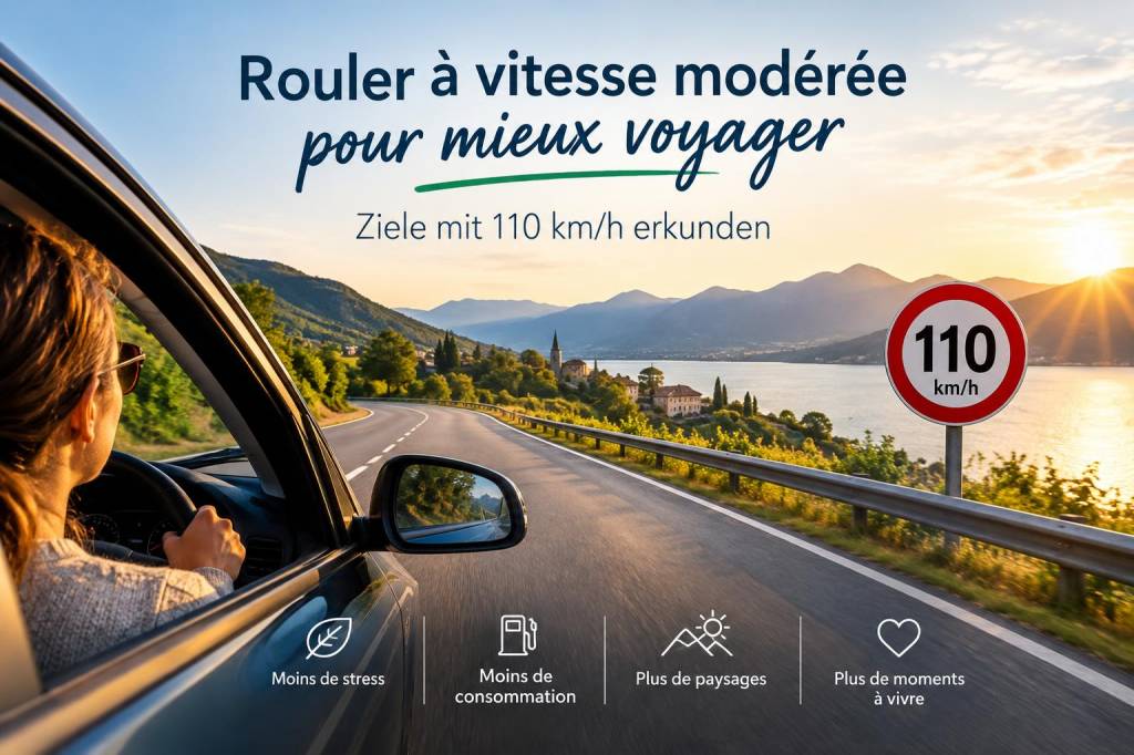 Mit gemäßigtem Tempo besser reisen: Ziele mit 110 km/h erkunden