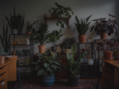 Deko mit pflanzen: welche luftreinigenden zimmerpflanzen passen in dunkle flure?